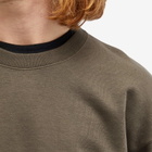 Uniform Experiment Men's Chenille Back Logo Sweatshirt in Khaki