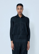 Pleats Please Issey Miyake Pleated Zip-Up Jacket