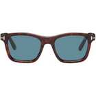TOM FORD Brown Barron Sunglasses