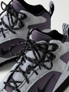 Nike - ACG Torre Mid Canvas and Suede Hiking Boots - Gray