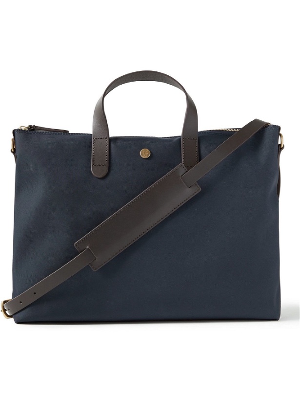 Photo: MISMO - Brief Leather-Trimmed Nylon Tote Bag