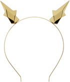 AREA Gold Star Stud Headband