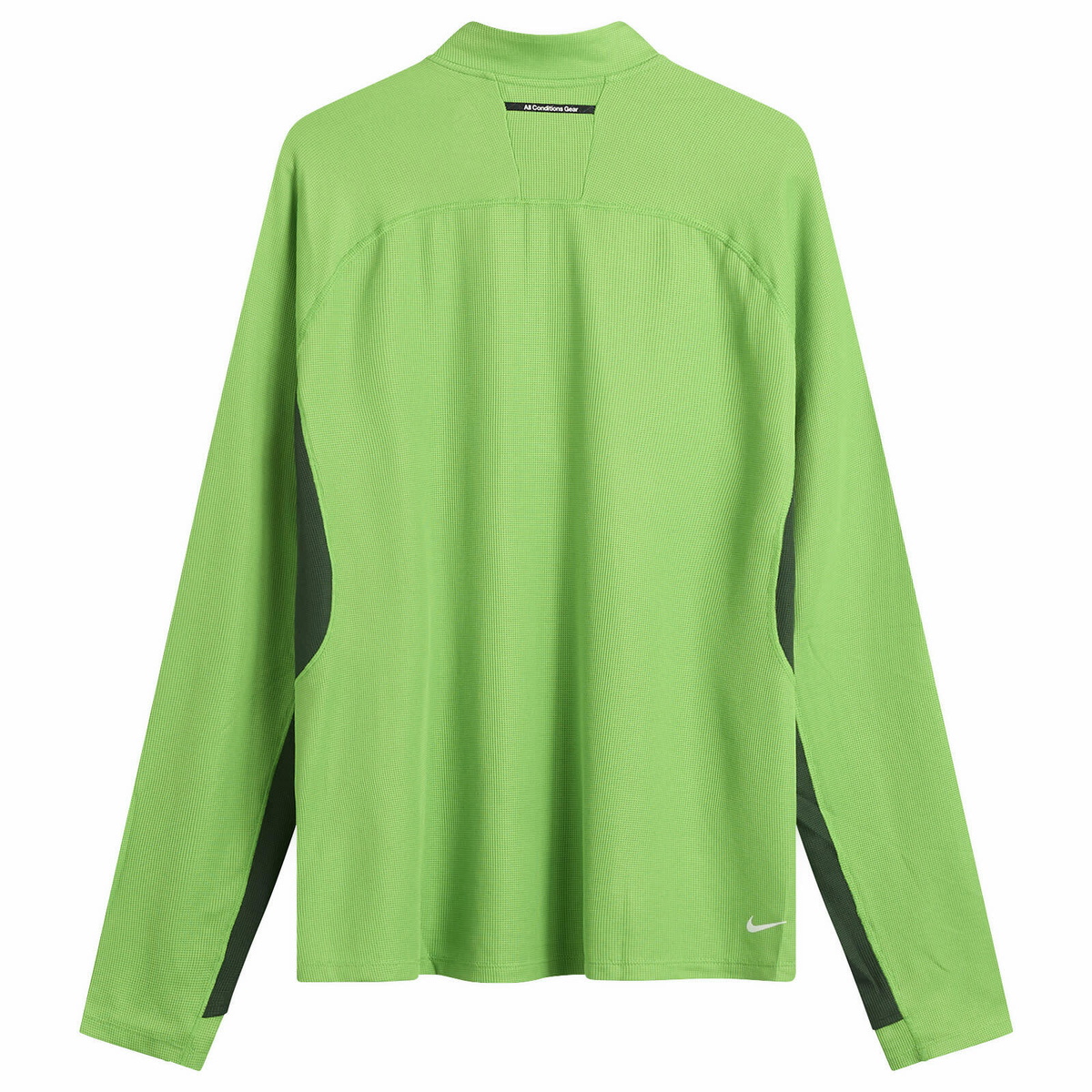 Nike Running Men's Nike Mens ACG Running Trail Top in Mean Green/Fir/Summit White