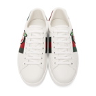 Gucci White GG Apple Ace Sneakers