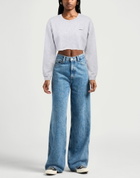 Joah Brown Womens Sweatshirt Light in Grey