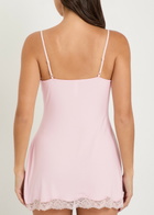 Skims Lace-trim Stretch-modal Mini Dress Multicoloured