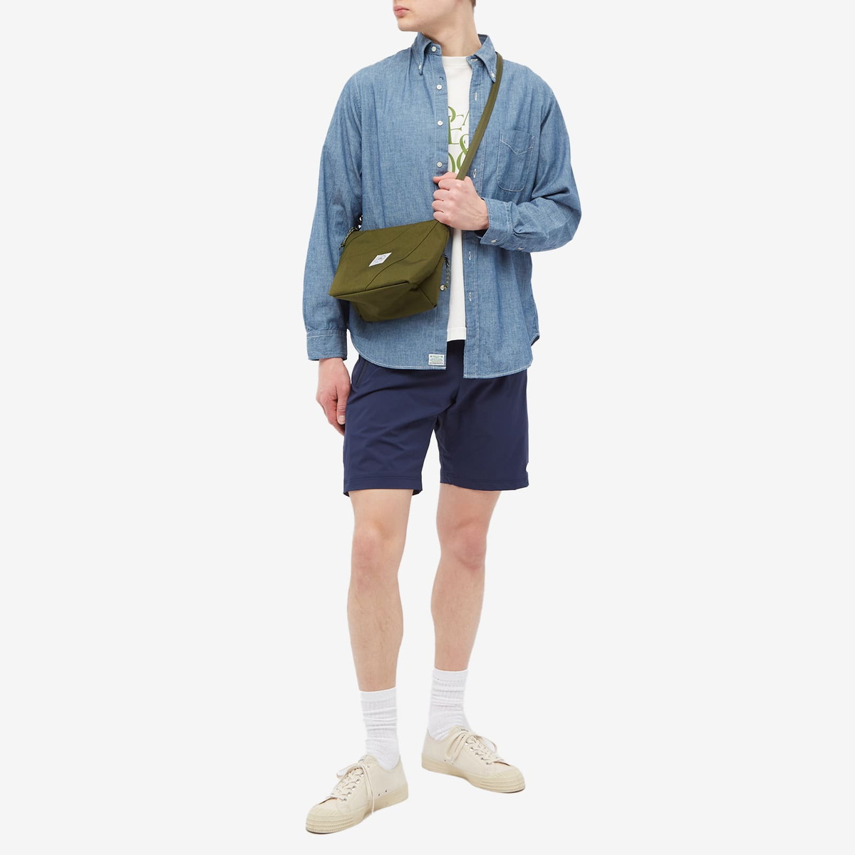 Battenwear Men's Stretch Climbing Short V2 in Navy Battenwear
