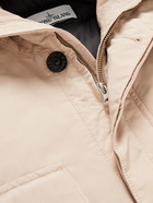 Stone Island - Logo-Appliquéd Shell Hooded Down Jacket - Neutrals