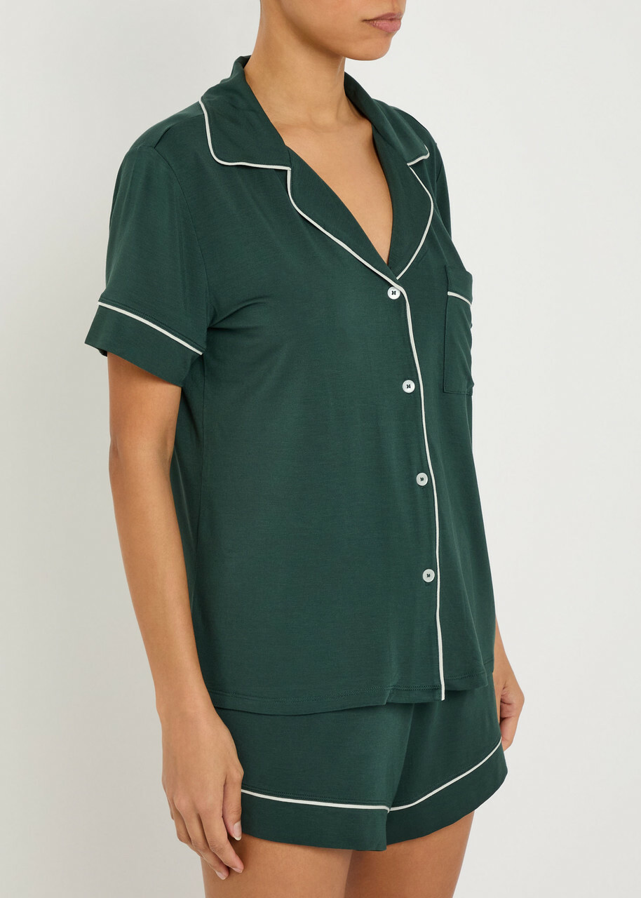 Eberjey Gisele Jersey Pyjama set Green