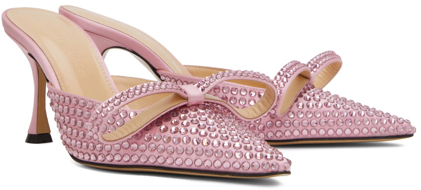 MACH & MACH Pink Marie Mules