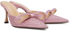 MACH & MACH Pink Marie Mules