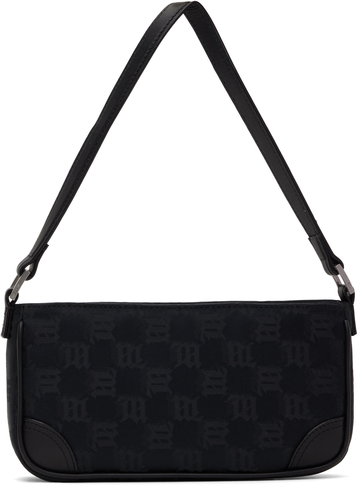 MISBHV Black Jacquard Monogram 90s Mini Bag