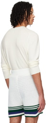 Casablanca Off-White Striped Sweater