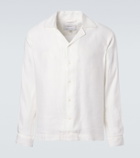 Frescobol Carioca Safra linen-blend shirt