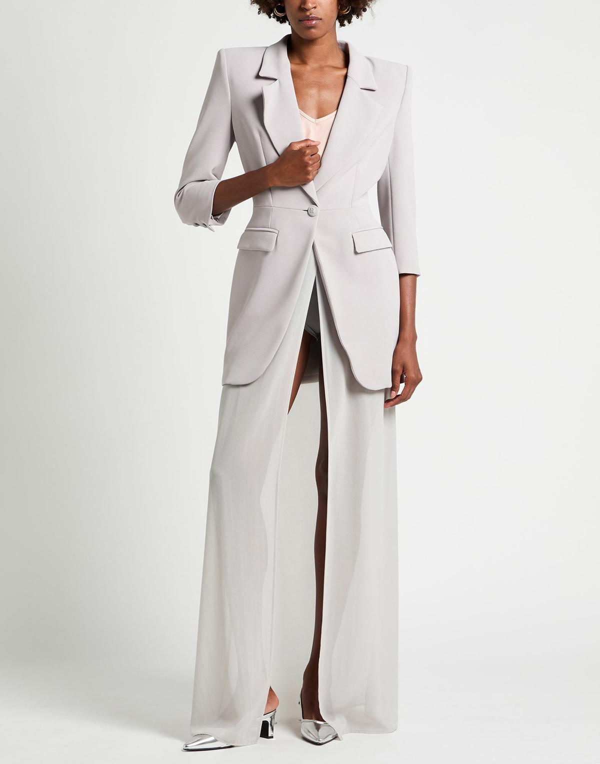 Elisabetta Franchi Womens Suit Taupe