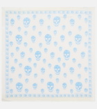 McQueen Skull silk scarf