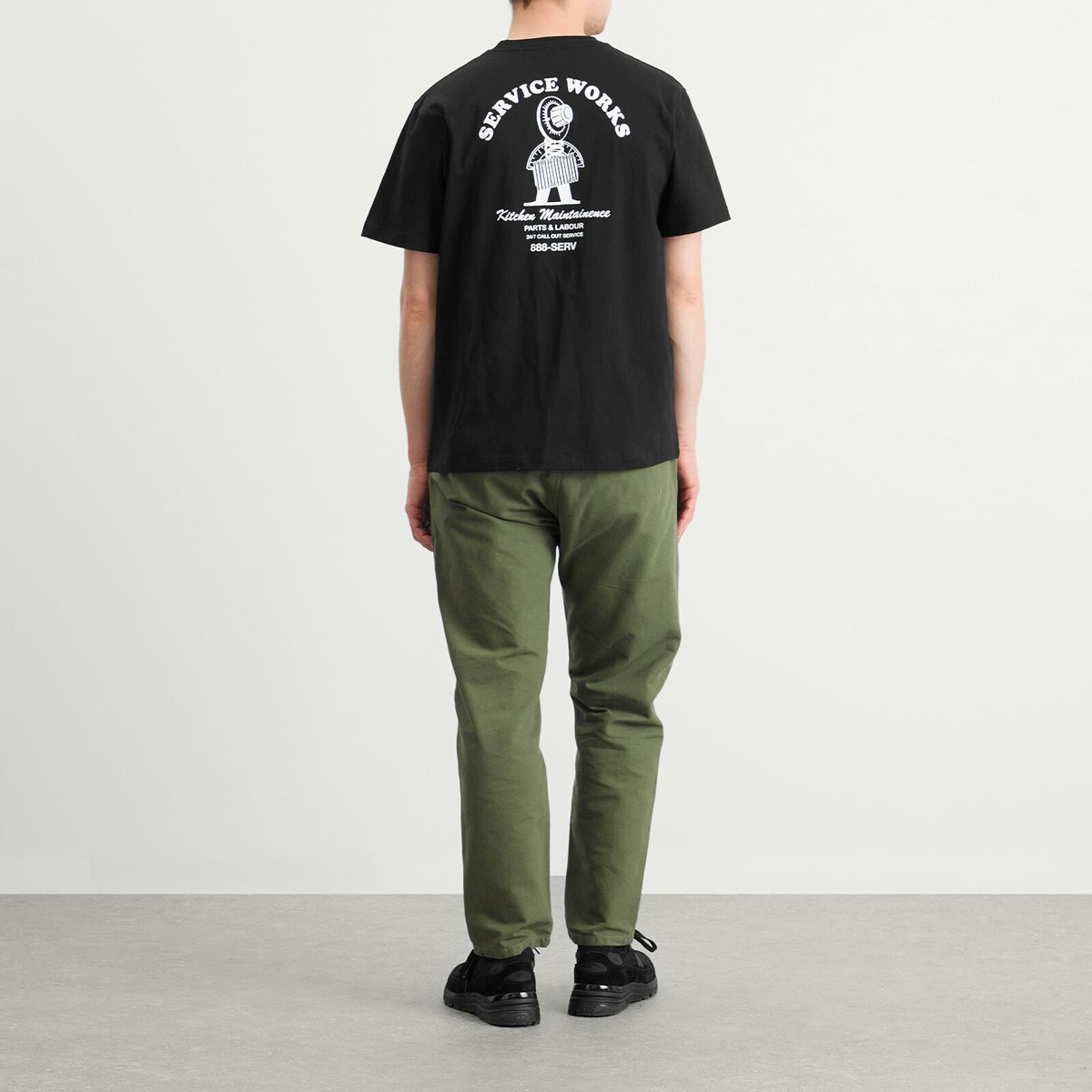 Service Works Men's Maintenance T-Shirt in Black