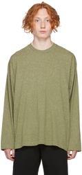 John Elliott Green Salt Wash Long Sleeve T-Shirt