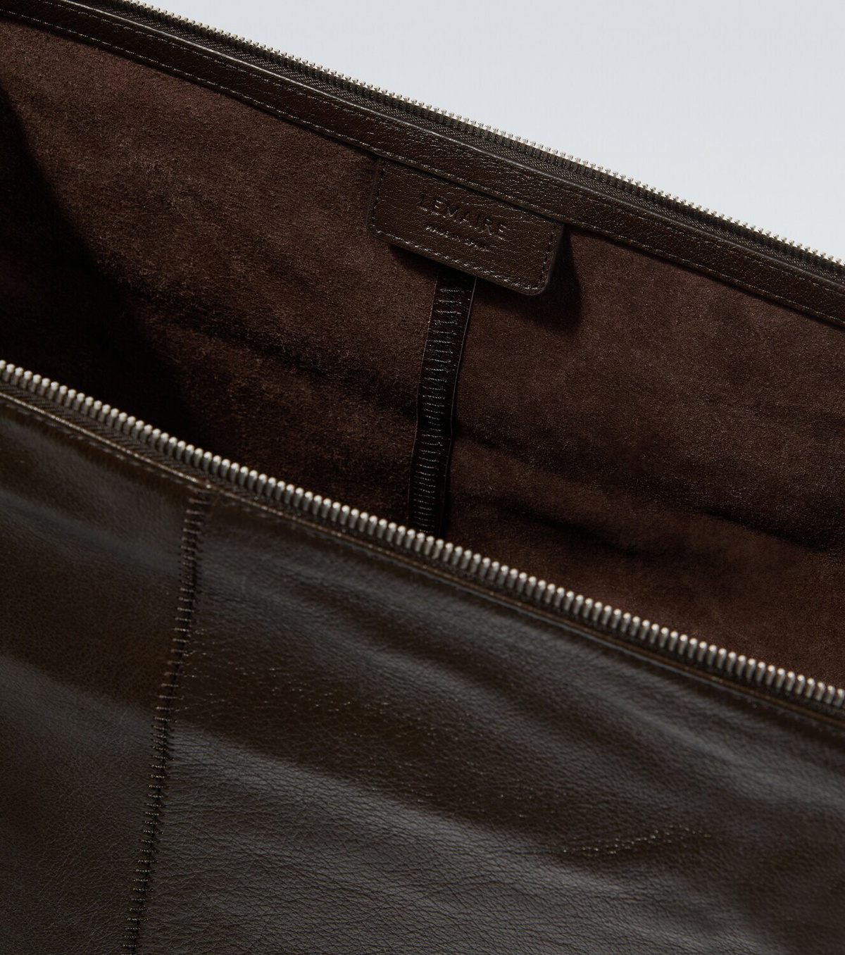 Lemaire Quiver Clip leather shoulder bag