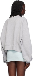 WARDROBE.NYC Gray Hailey Bieber Edition HB Sweatshirt