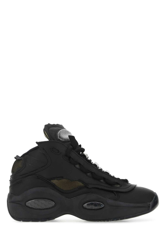Photo: Reebok Black Leather Project 0 Tq Memory Of Sneakers