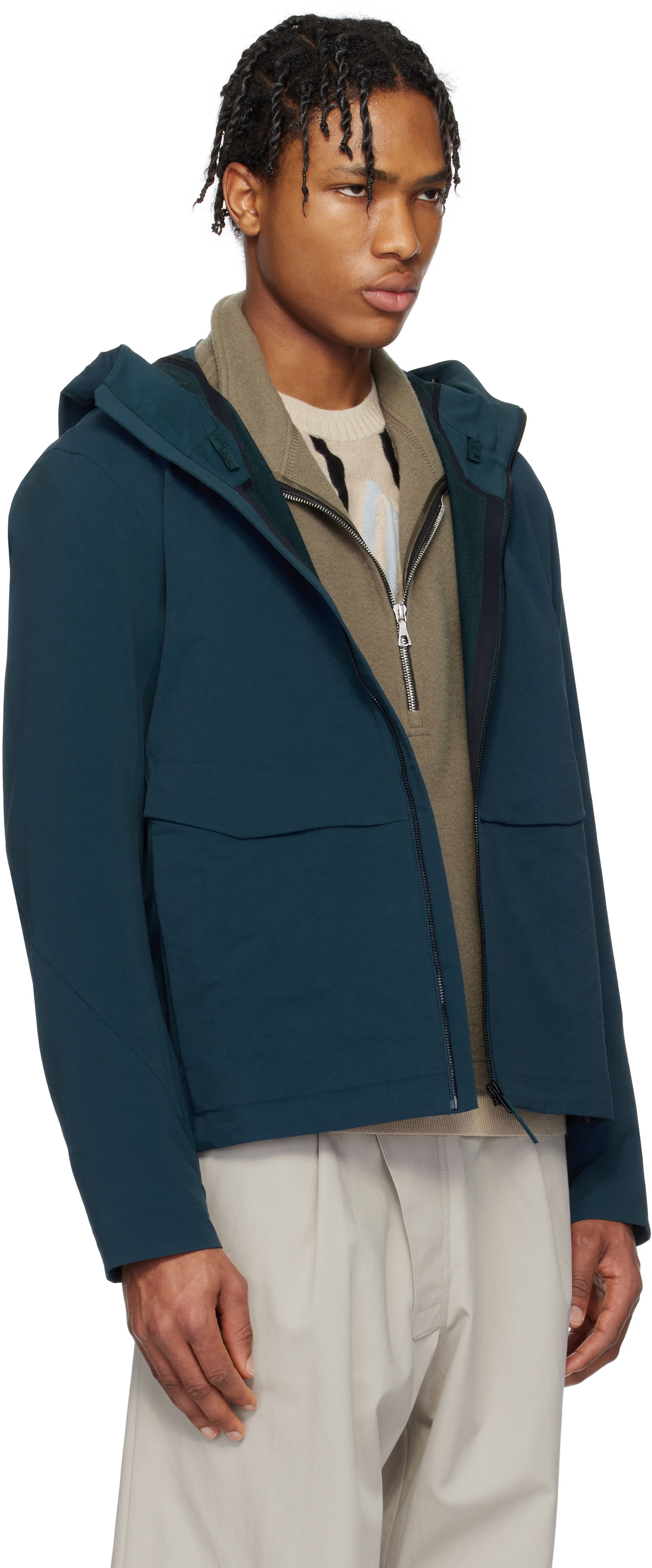 Veilance Navy Quartic Jacket Arc'teryx Veilance