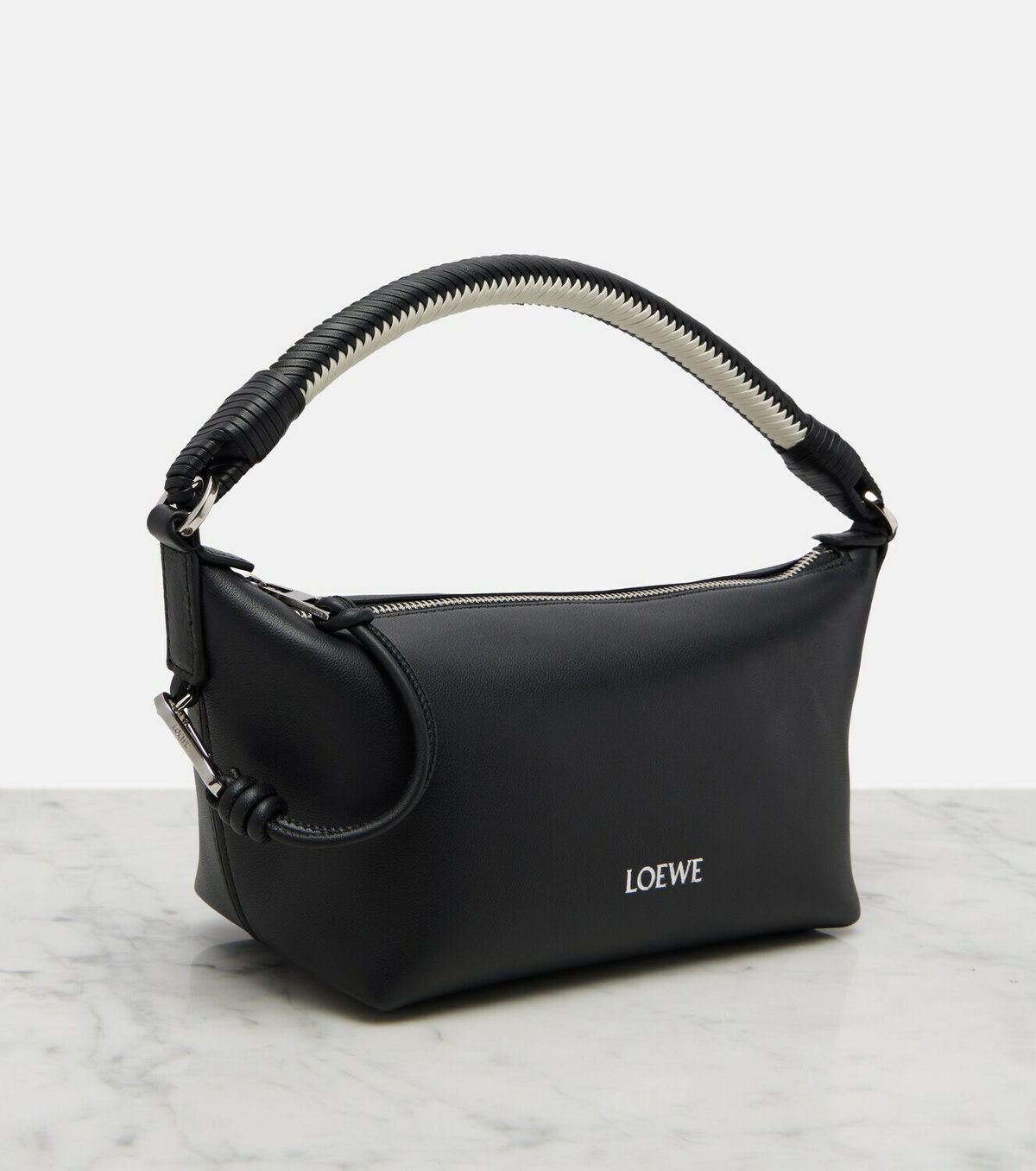 Loewe Cala Small leather top-handle bag