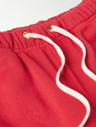 Les Tien - Straight-Leg Garment-Dyed Cotton-Jersey Sweatpants - Red