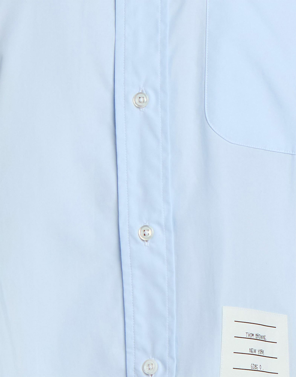 Thom Browne Mens Shirt Sky in Blue