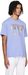 Versace Jeans Couture Blue Bonded T-Shirt