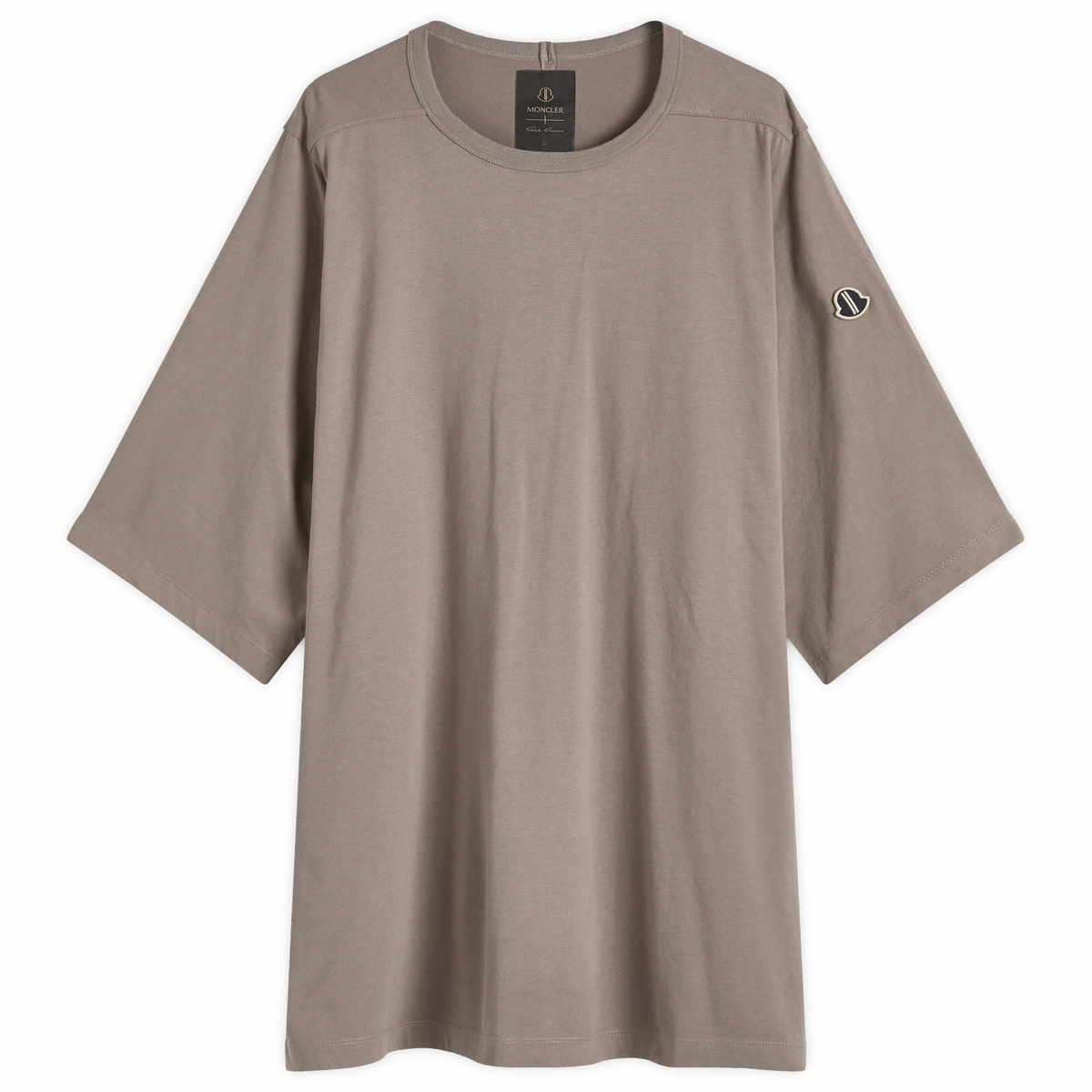 Rick Owens Men's x Moncler T-Shirt in Dust Rick Owens