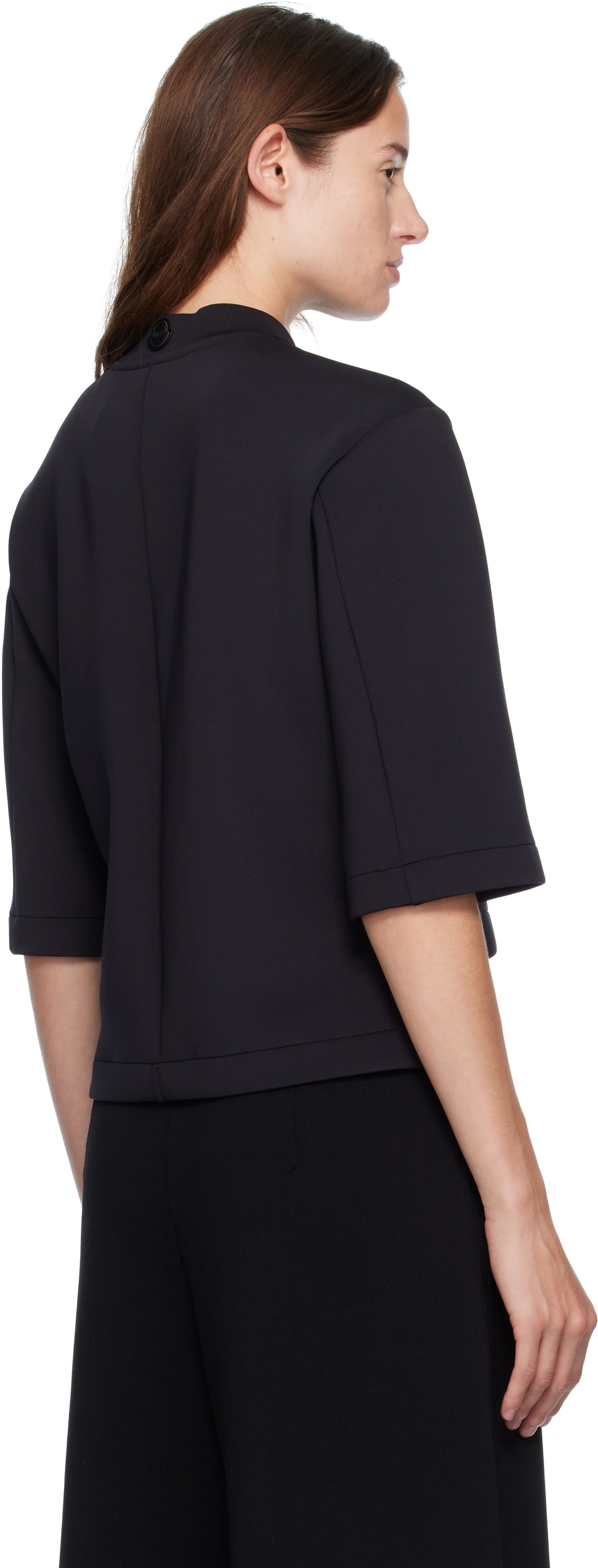 Moncler Genius Moncler x Edward Enninful Black Neoprene T-shirt