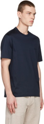 Brioni Navy Cotton T-Shirt