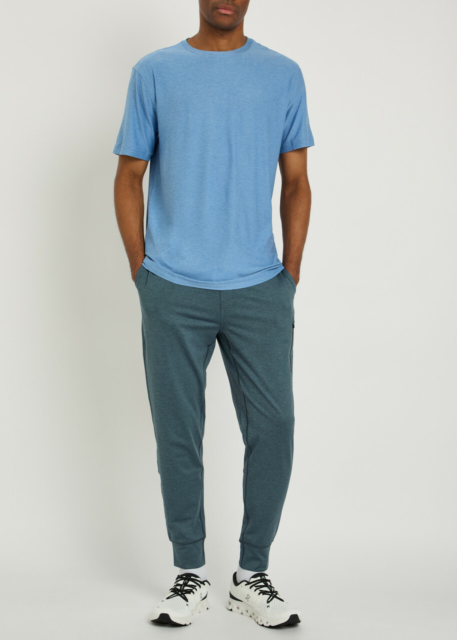 Vuori Sunday Performance 28 Stretch-jersey Sweatpants Blue