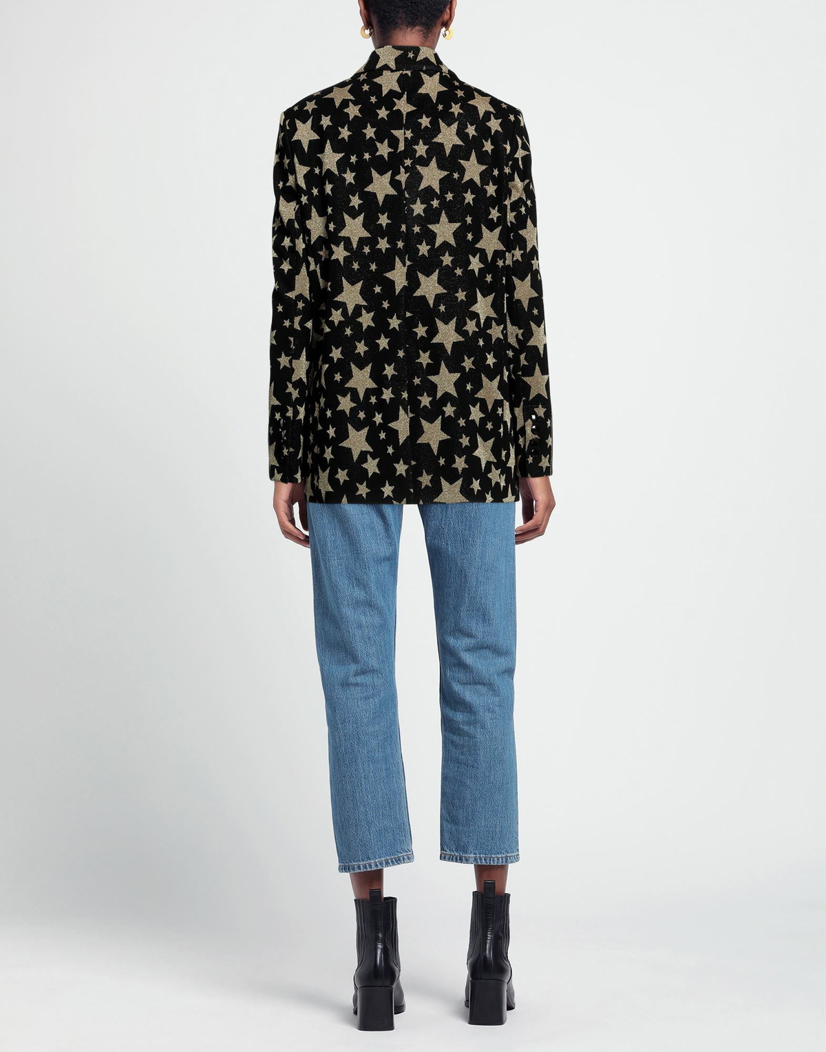 Palm Angels Womens Blazer in Black