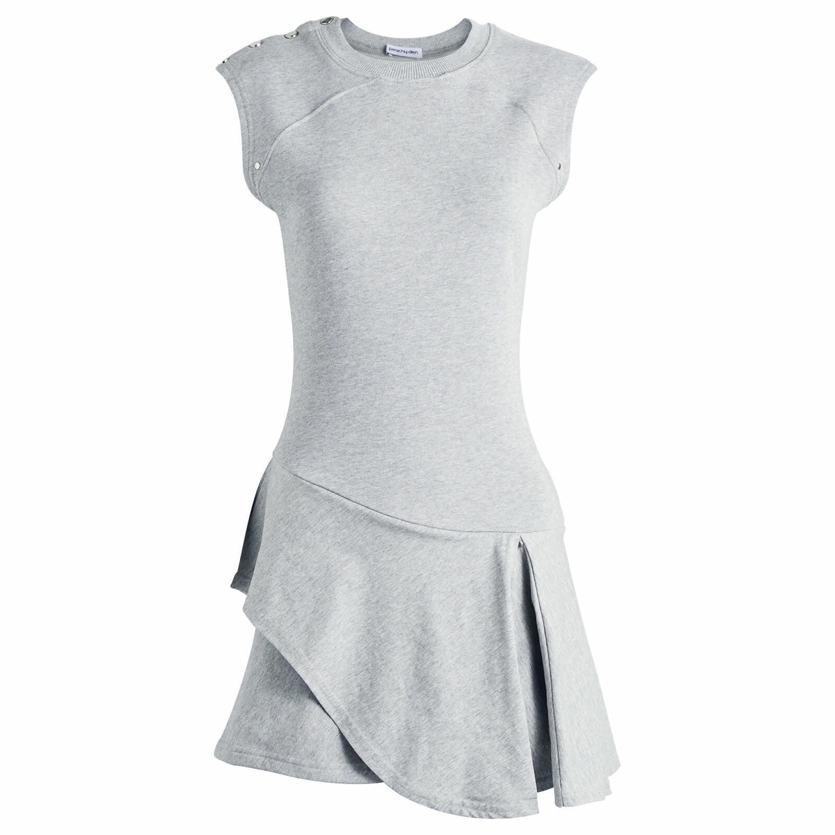Peachy Den Women's Joni Skort Dress in Grey Marl