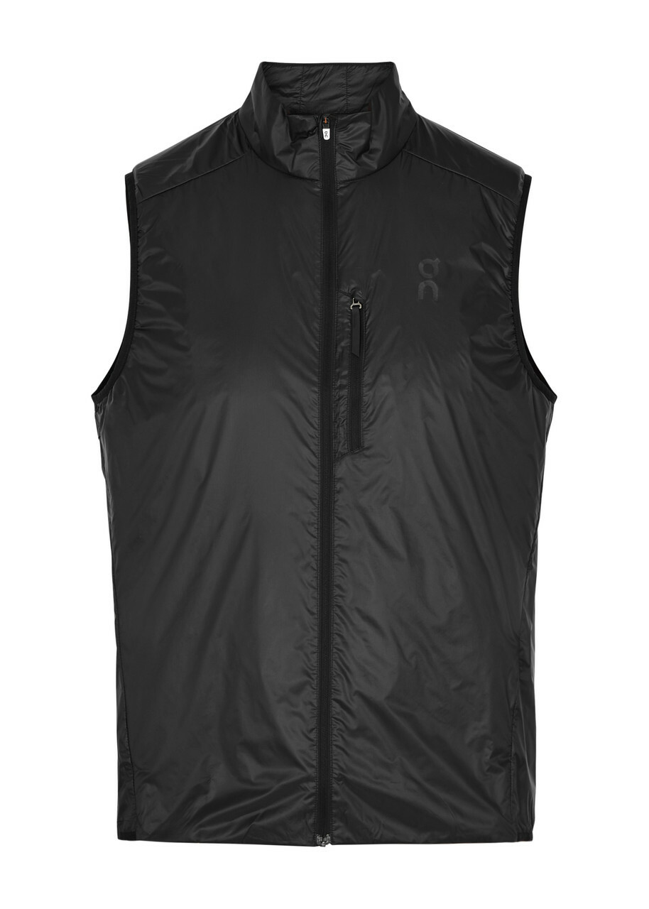 ON Weather Shell Gilet Black