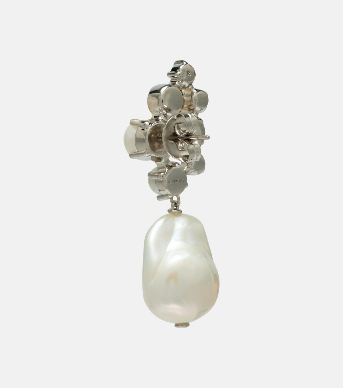 Givenchy Crystal and faux pearl-embellished earrings