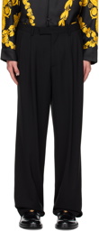 Versace Black Formal Trousers