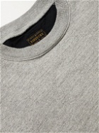 KAPITAL - Patchwork Cotton-Jersey Sweatshirt - Gray