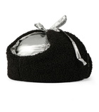 Maison Michel - Bibiana metallic leather hat