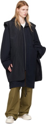 Sofie D'Hoore Navy Cobra Coat & Vest Set