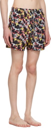 Vivienne Westwood Black Crazy Orb Swim Shorts