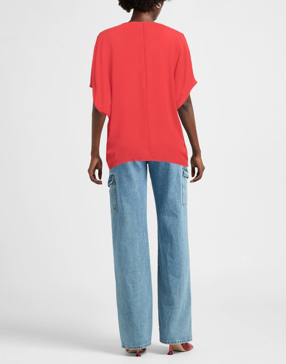 Semicouture Womens Top in Tomato red