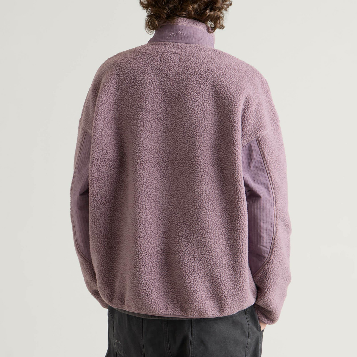 Mellow Clo Men's Expedition Fleece Jacket in Rich Plum