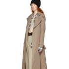 Marc Jacobs Tan Redux Grunge Nylon Trench Coat