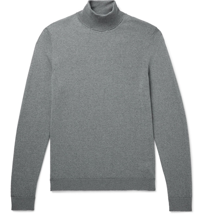 Photo: NN07 - Richard Wool Rollneck Sweater - Gray