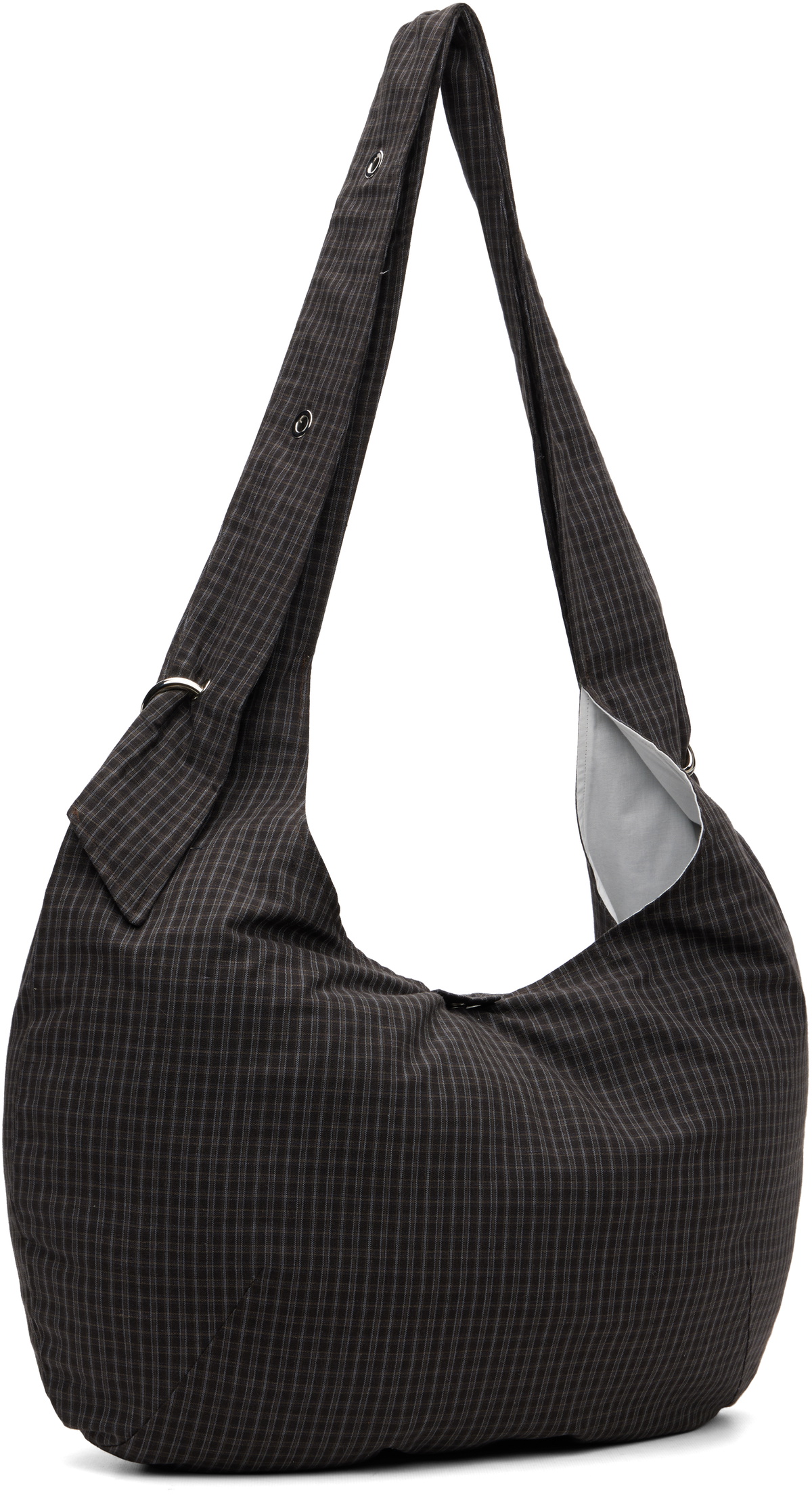 mfpen Gray Eyelet Messenger Bag