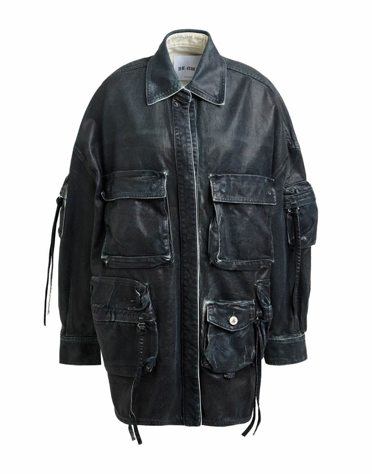 The Attico Womens Jacket in Midnight blue