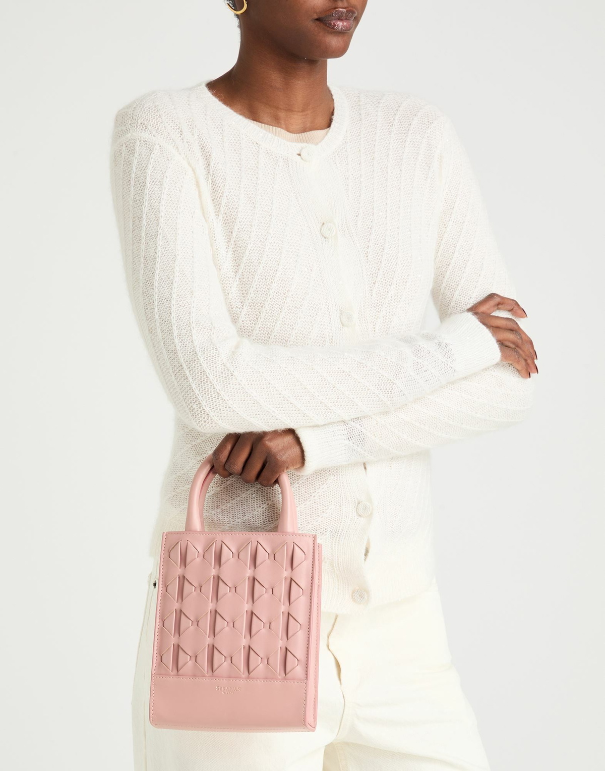 Serapian Womens Handbag in Pink